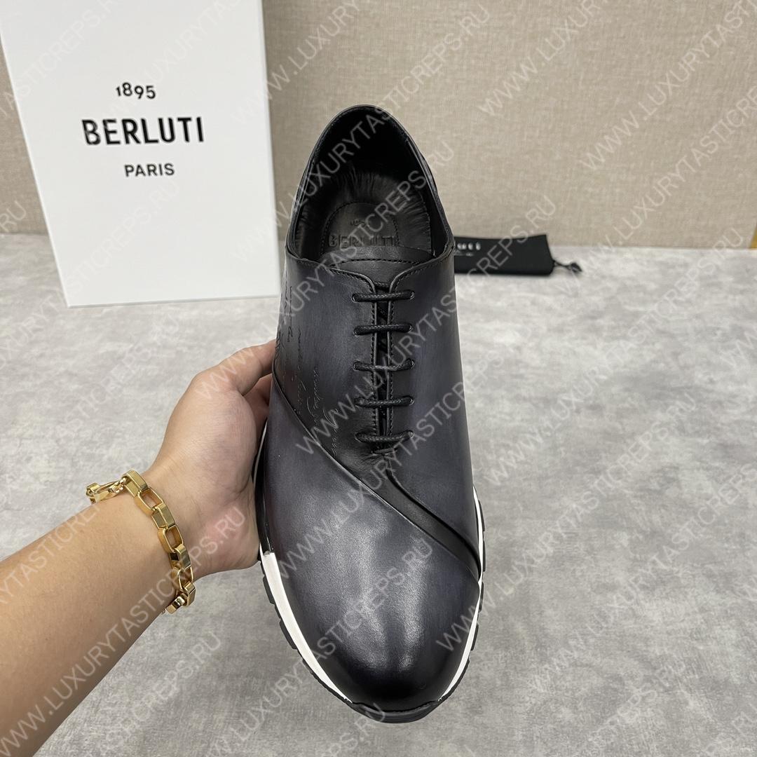 BERLUTI FAST TRACK SNEAKER BLACK S3873-GC4