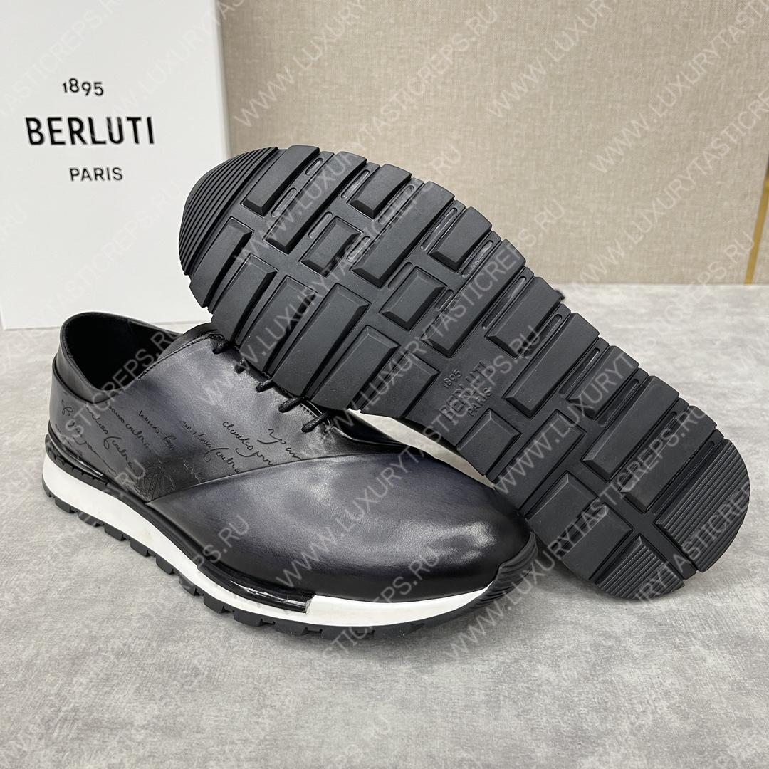 BERLUTI FAST TRACK SNEAKER BLACK S3873-GC4