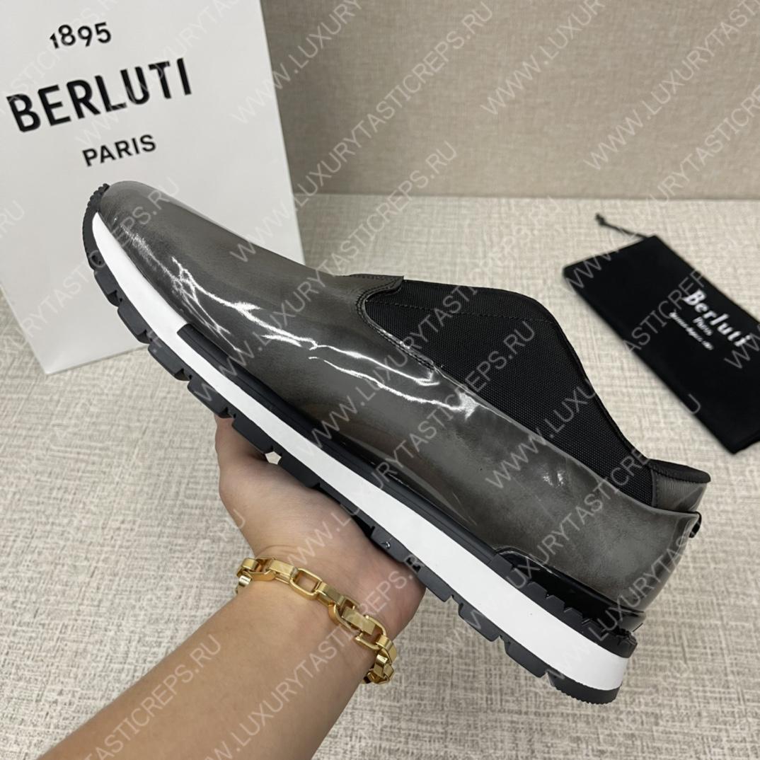 BERLUTI FAST TRACK SNEAKERS BLUE S5541-V2