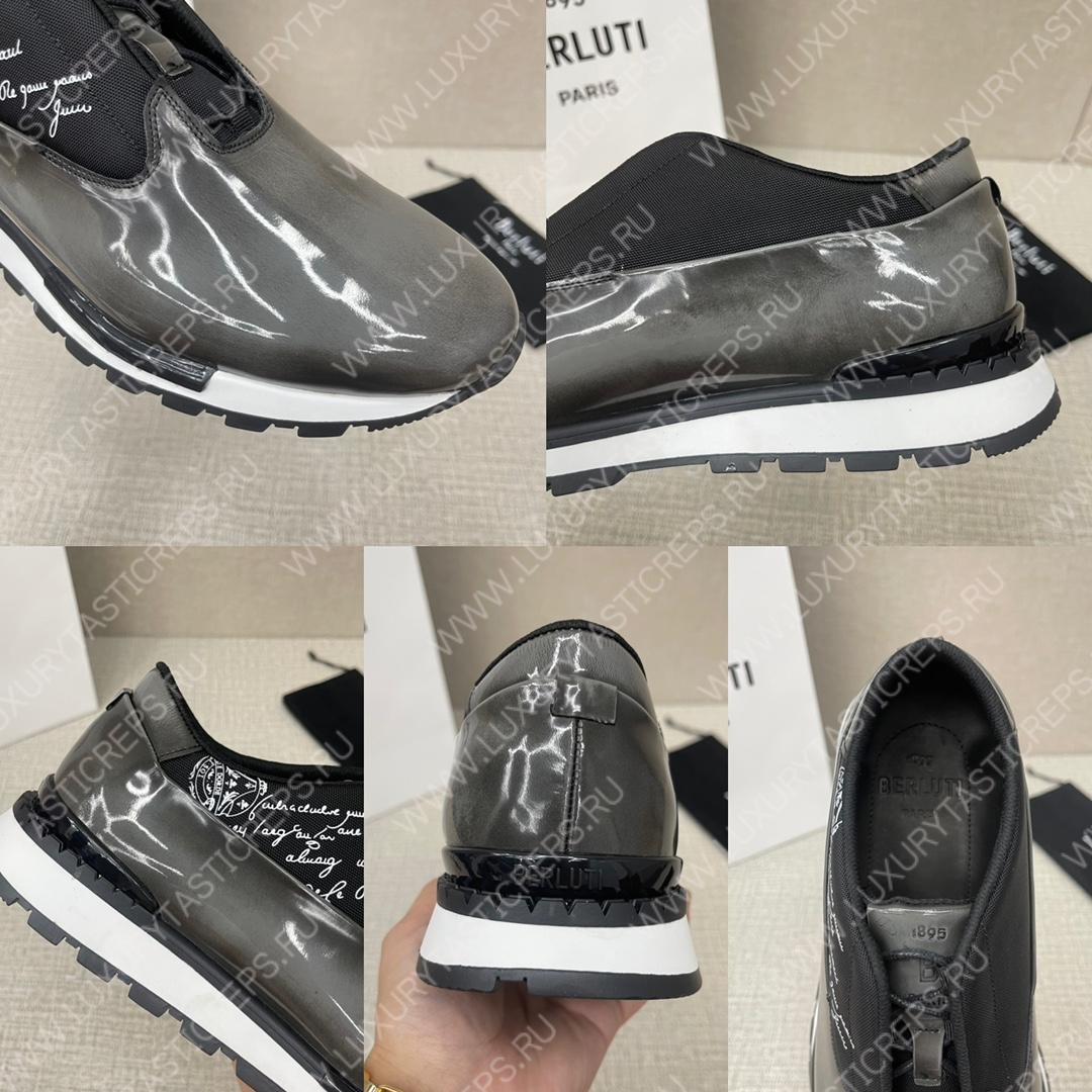 BERLUTI FAST TRACK SNEAKERS BLUE S5541-V2