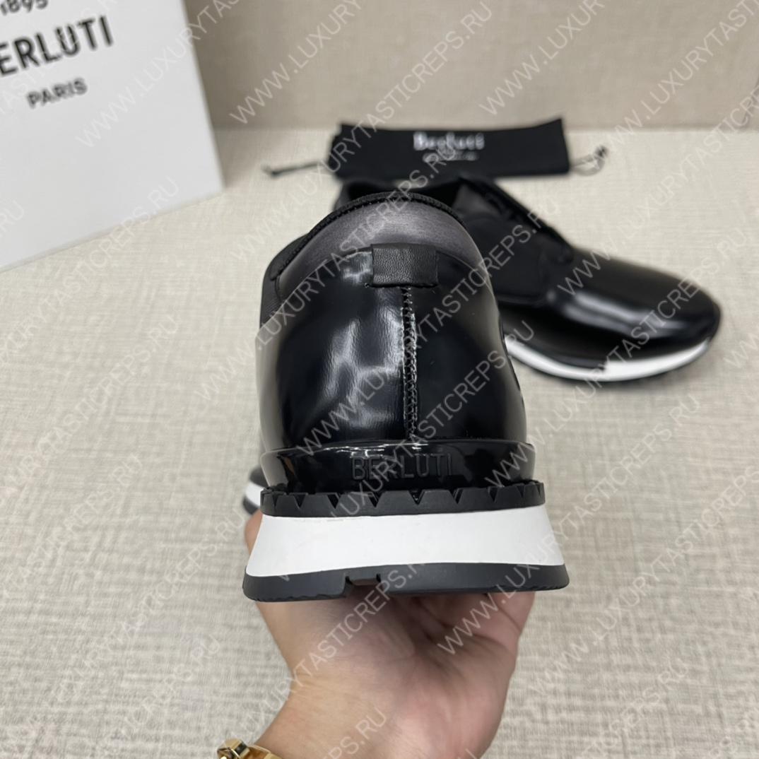 BERLUTI FAST TRACK SNEAKERS BLACK S5541-V2