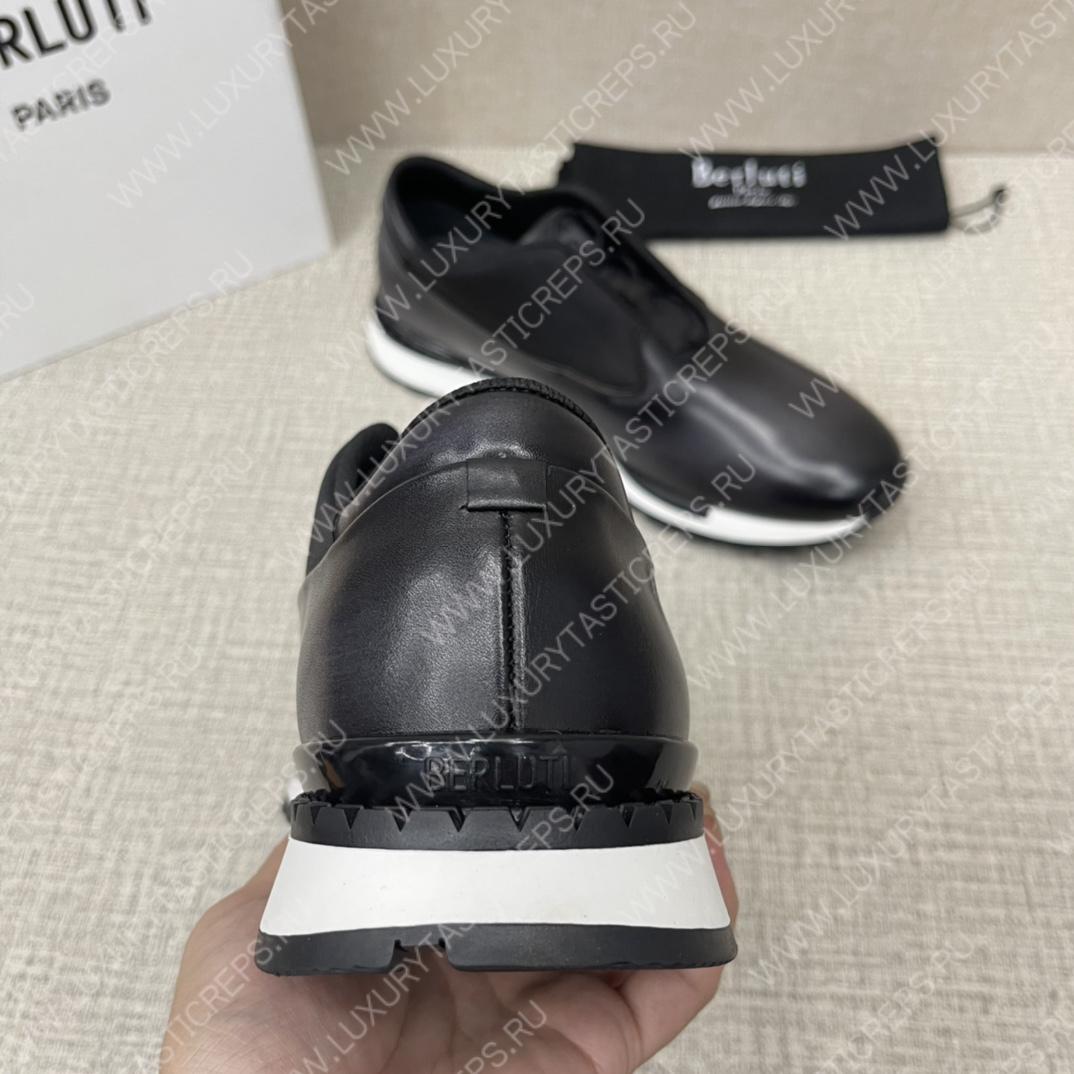 BERLUTI FAST TRACK SNEAKERS BLACK S5541-V2
