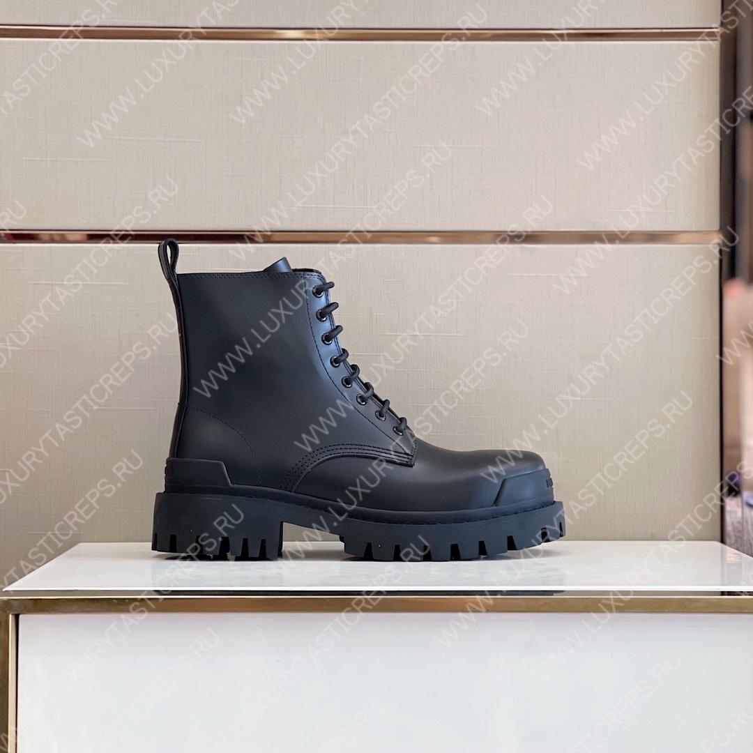 Ba*len*cia*ga strike lace-up boot black 590974wa