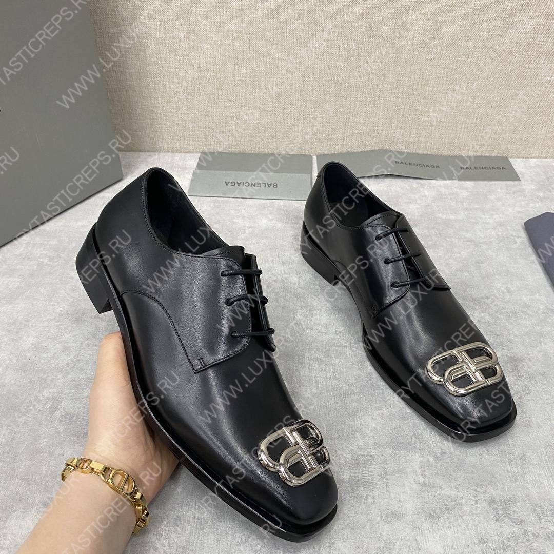Ba*len*cia*ga oxfords black 701393w