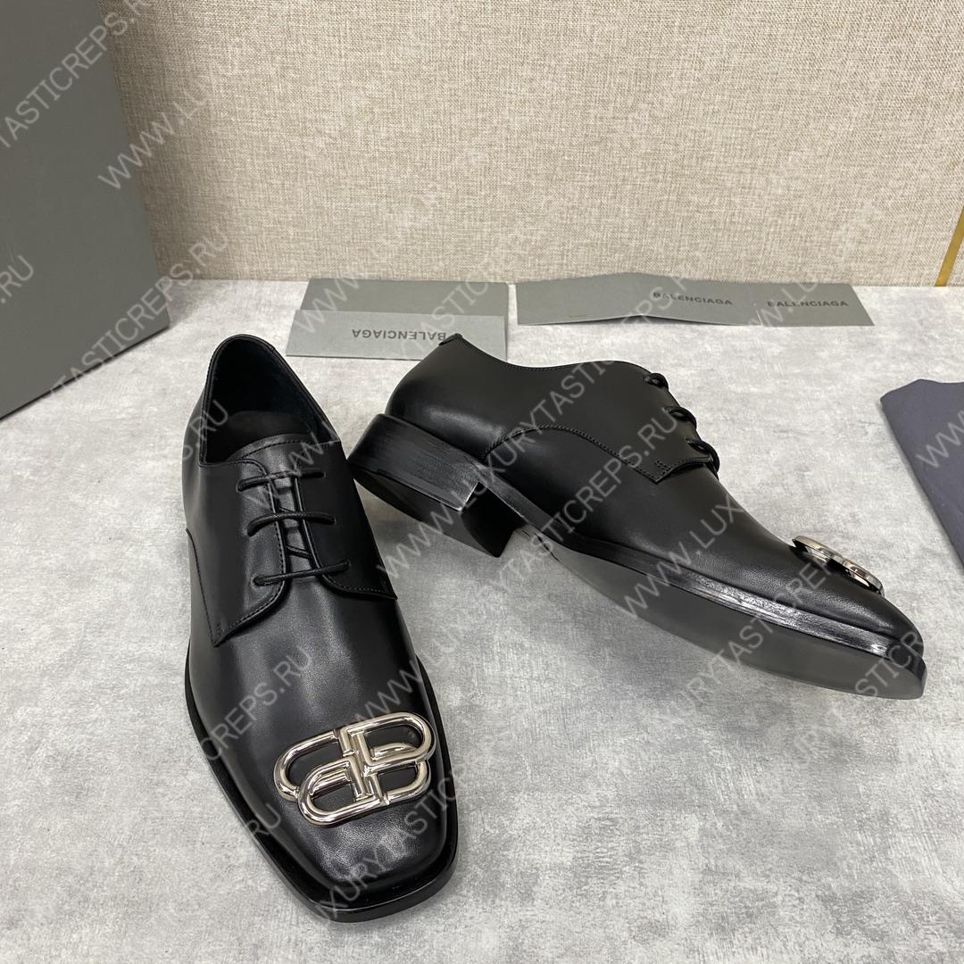 Ba*len*cia*ga oxfords black 701393w