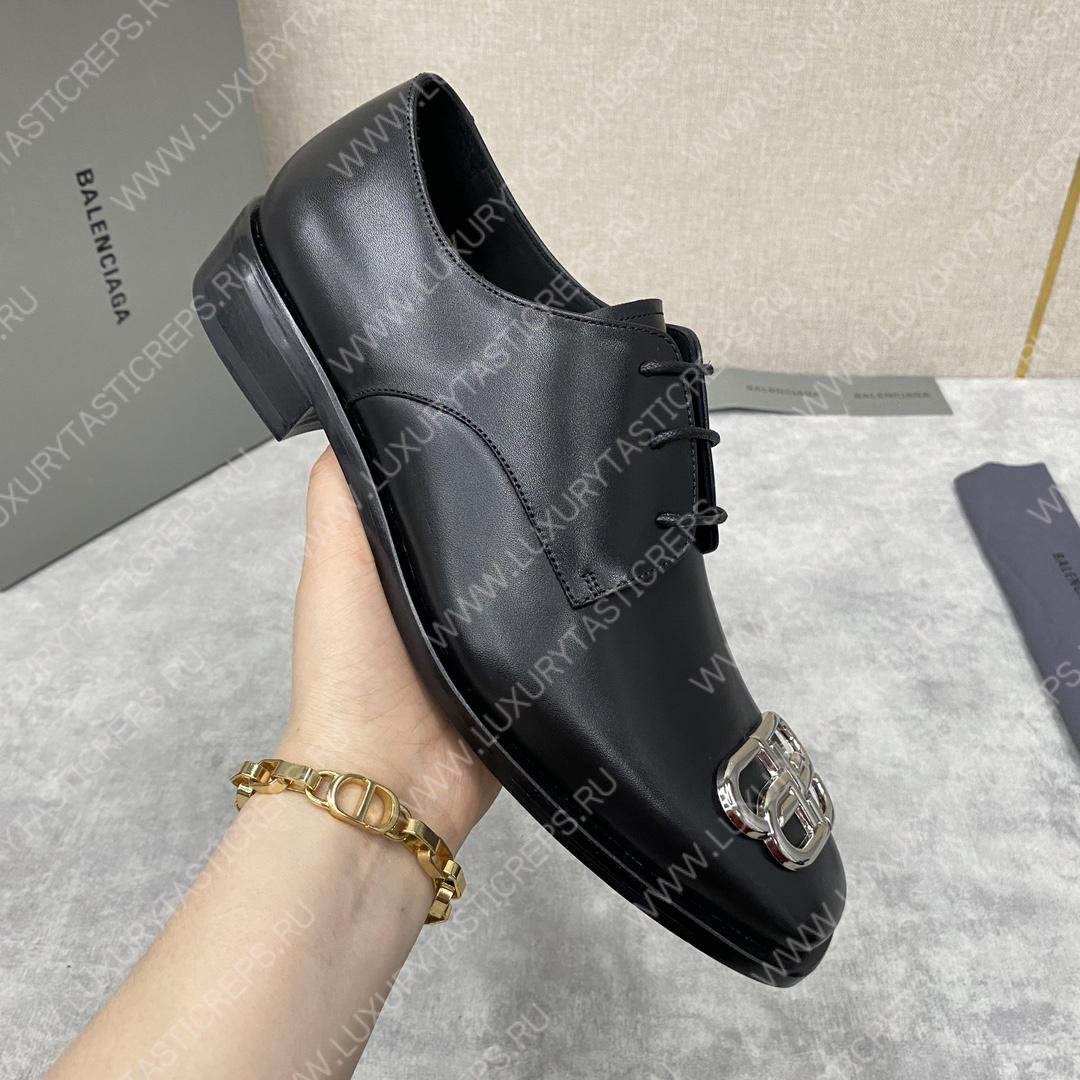 Ba*len*cia*ga oxfords black 701393w