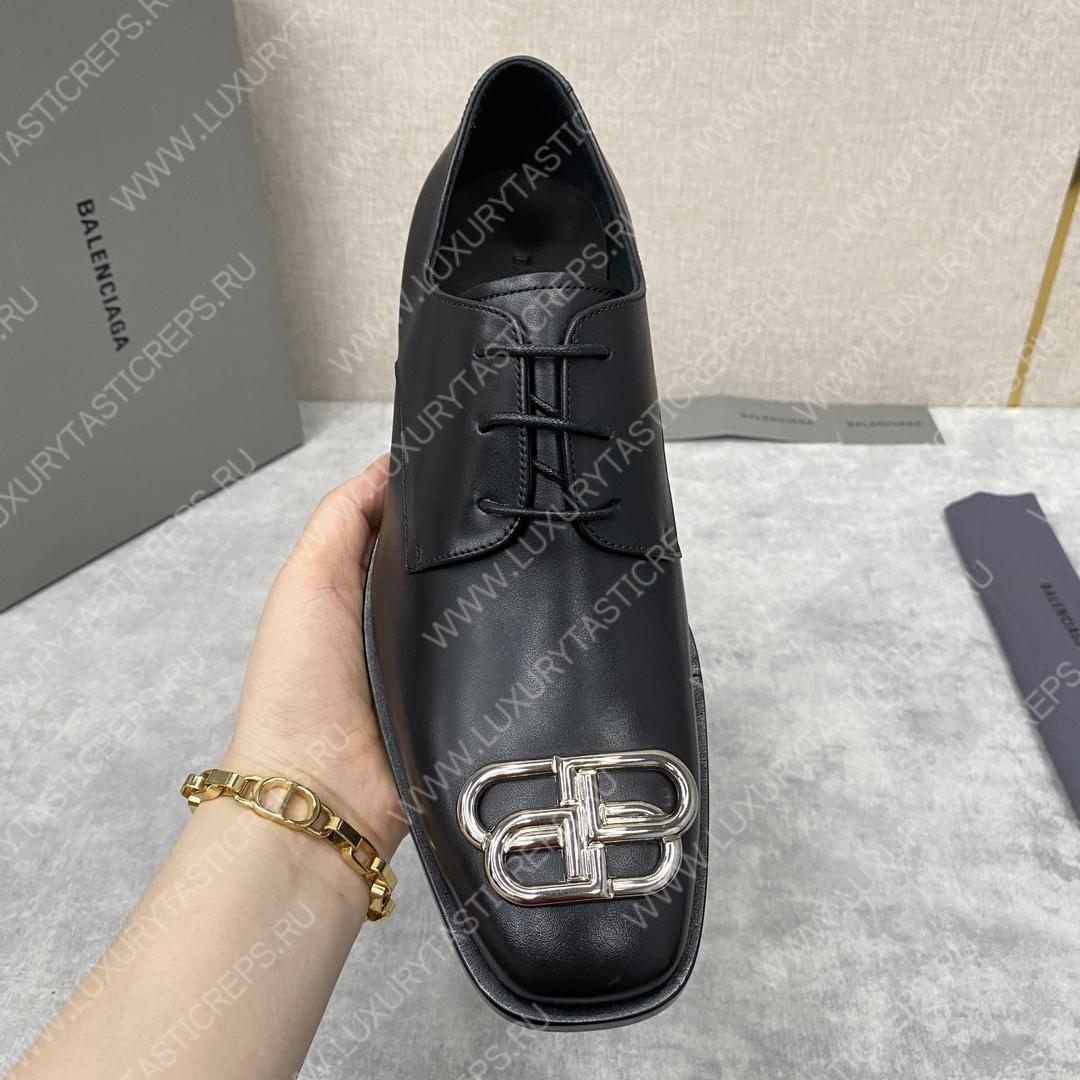Ba*len*cia*ga oxfords black 701393w