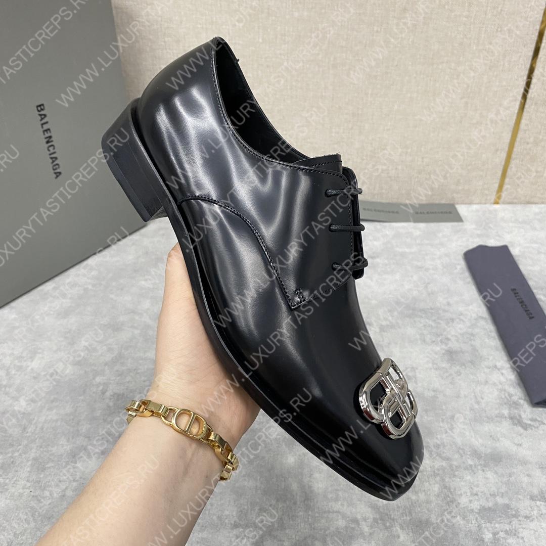 Ba*len*cia*ga oxfords black 701393w