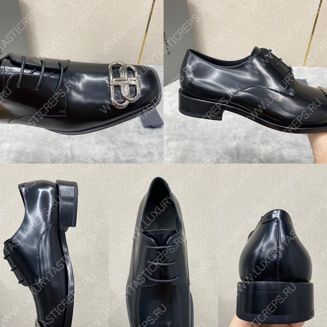 Ba*len*cia*ga oxfords black 701393w