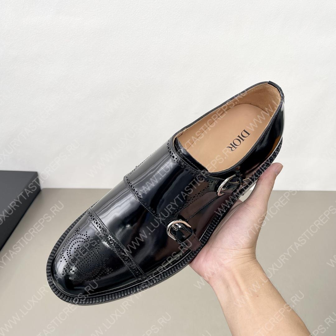 D*or double monk strap shoes black 4lo314ykn