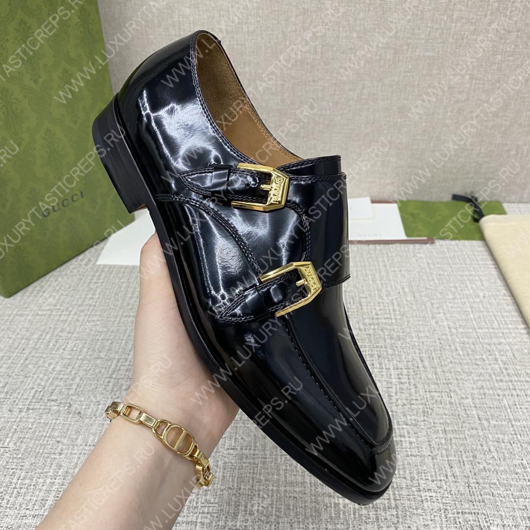 G*u*i signora double monk strap shoes m60171