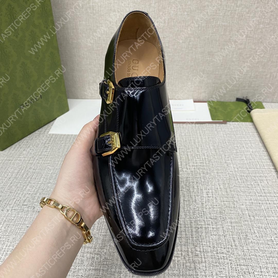 G*u*i signora double monk strap shoes m60171