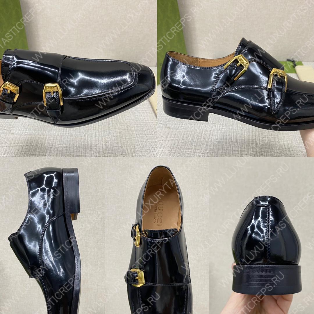 G*u*i signora double monk strap shoes m60171