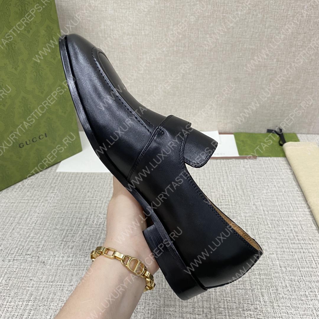 G*u*i signora monk strap shoes black m60173