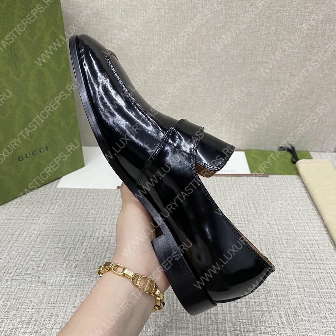 G*u*i signora monk strap shoes black m60173