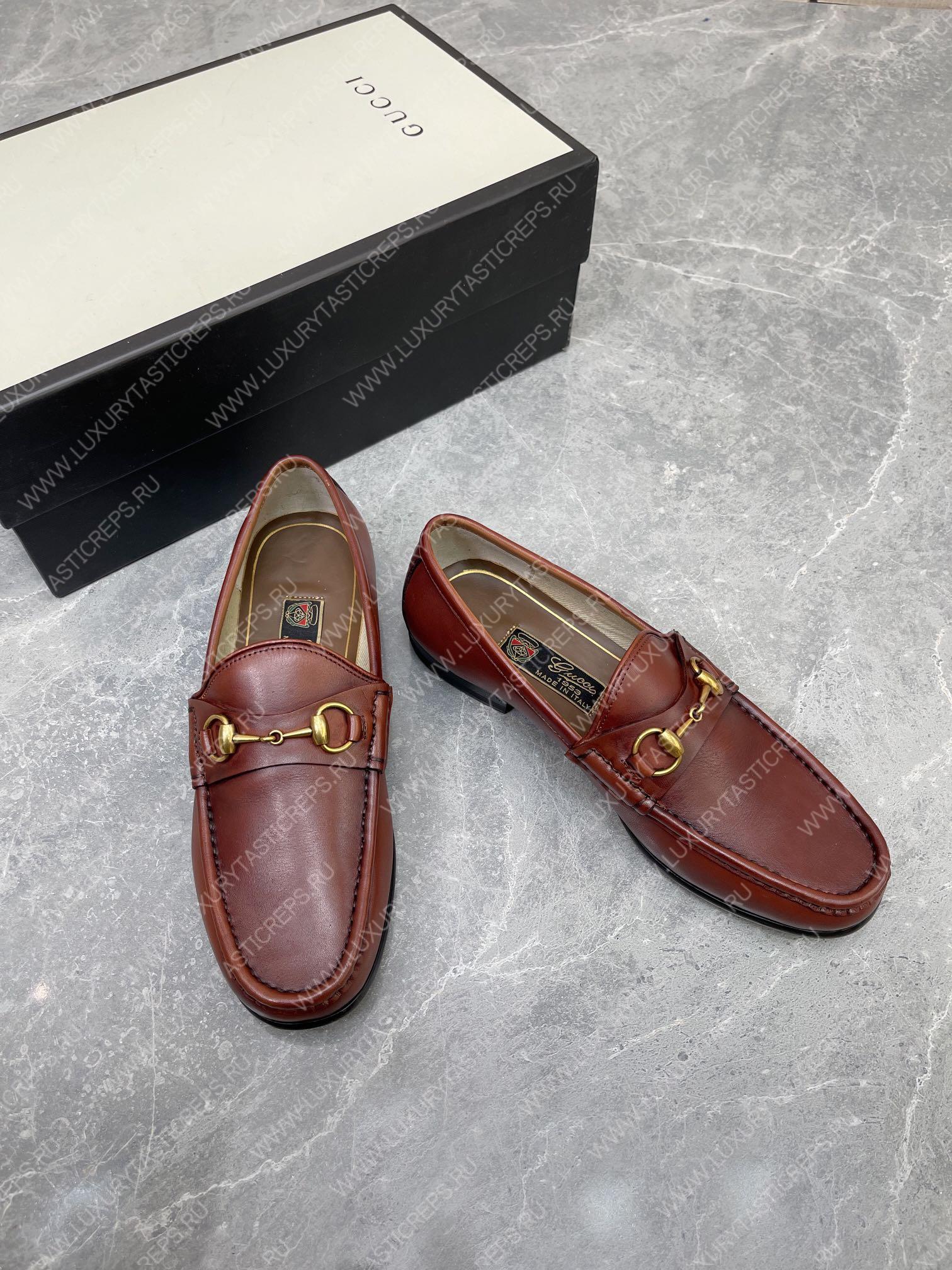 G*u*i 1953 horsebit loafer brown 307929