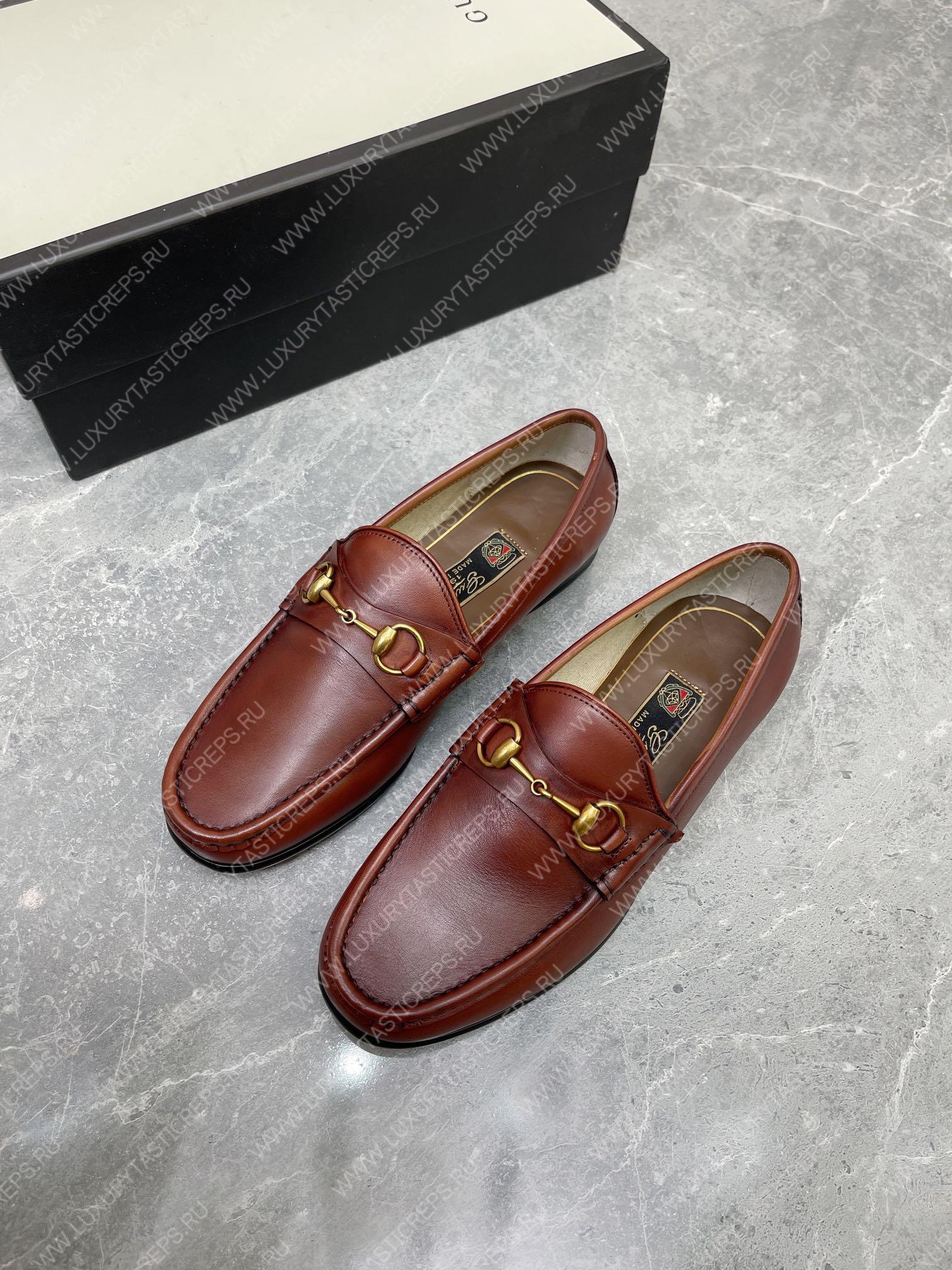 G*u*i 1953 horsebit loafer brown 307929