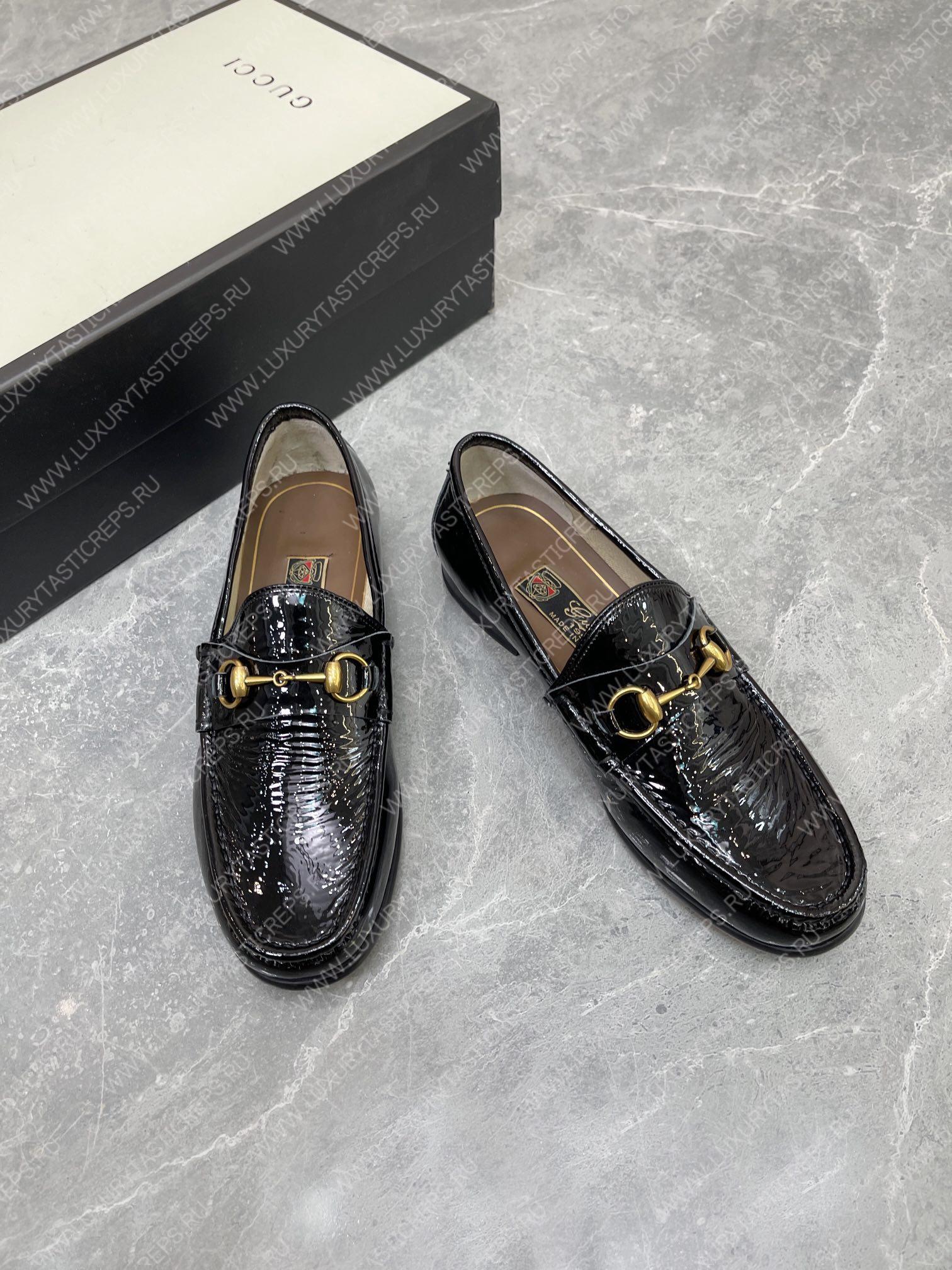 G*u*i 1953 horsebit loafer black 307929