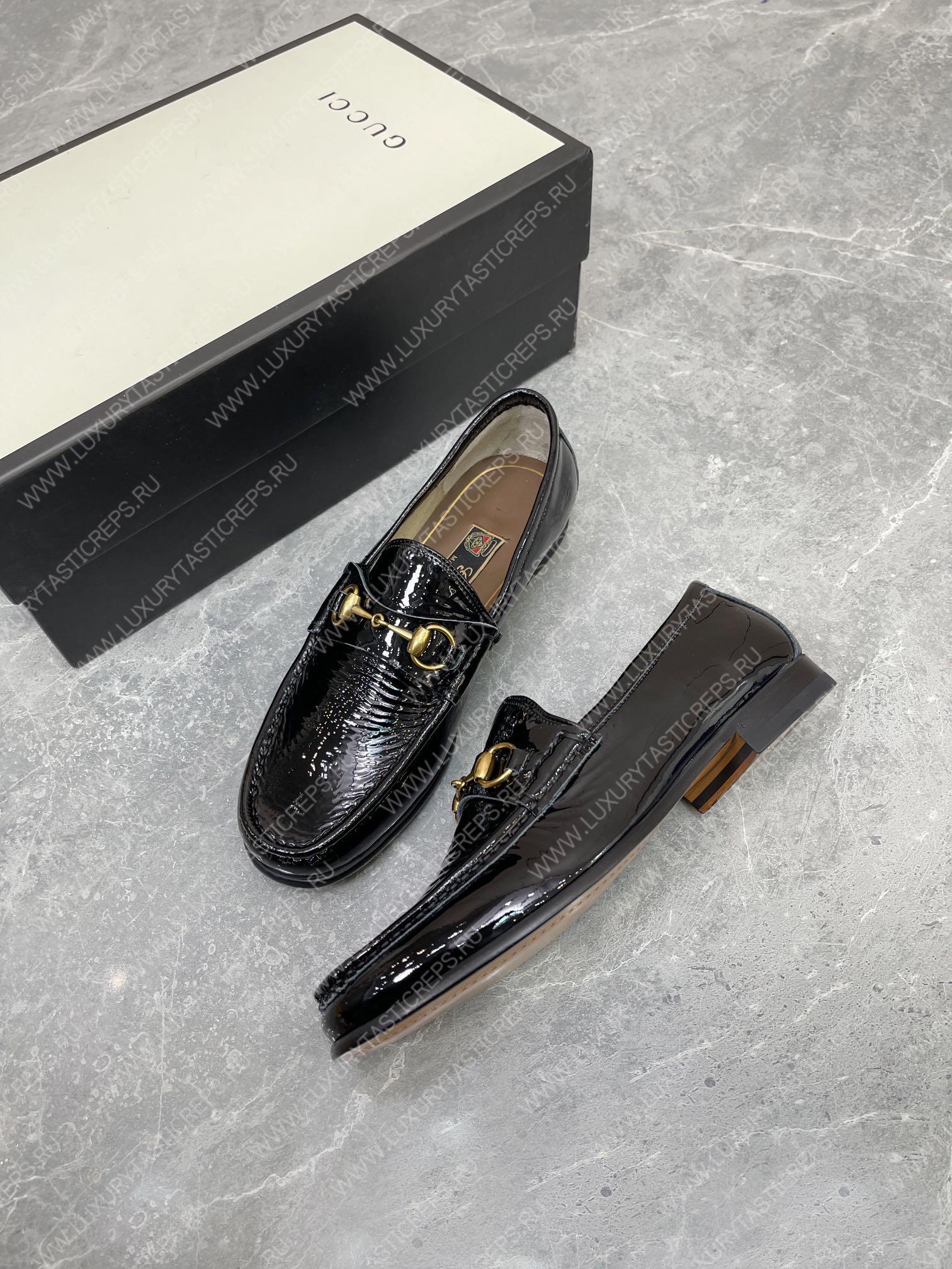 G*u*i 1953 horsebit loafer black 307929
