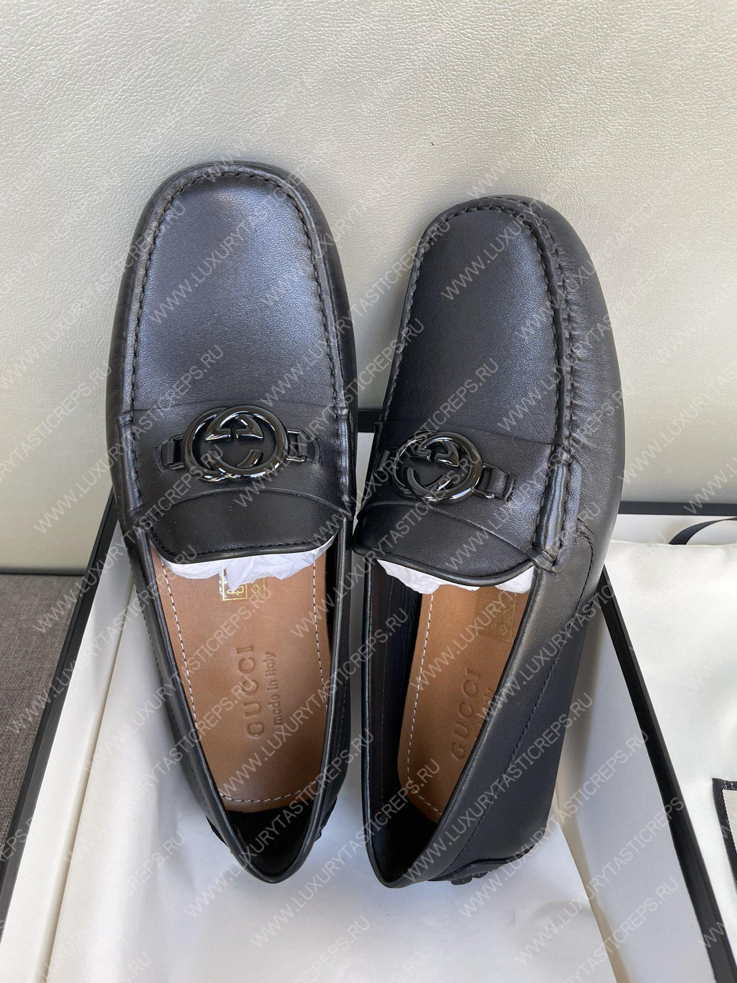 G*u*i men’s 1953 horsebit loafer black 307929