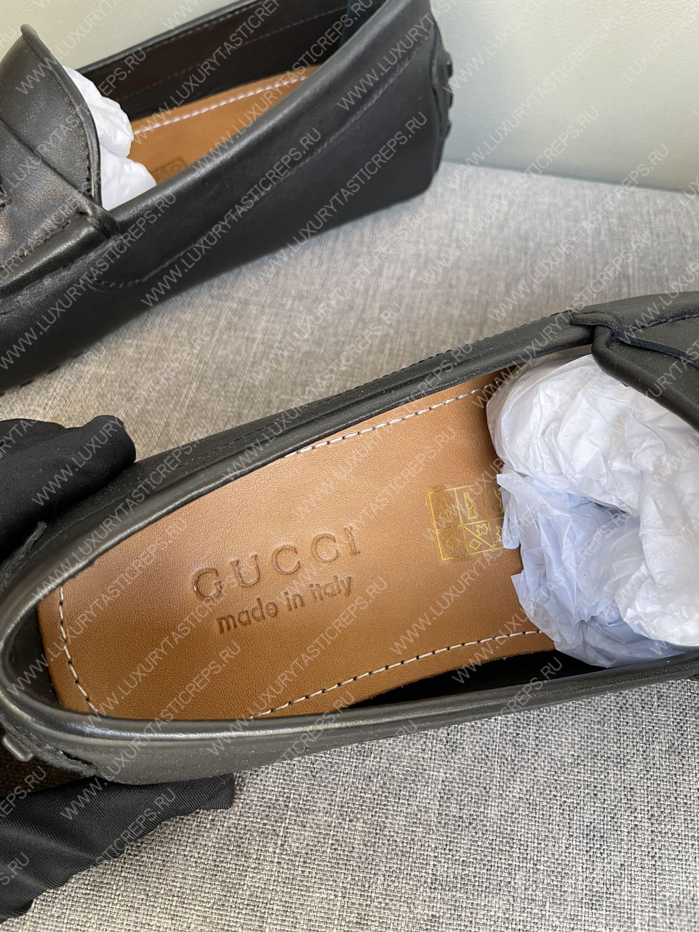 G*u*i men’s 1953 horsebit loafer black 307929