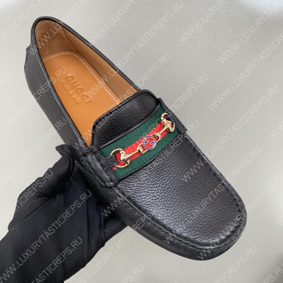 G*u*i men’s 1953 horsebit loafer black 307929