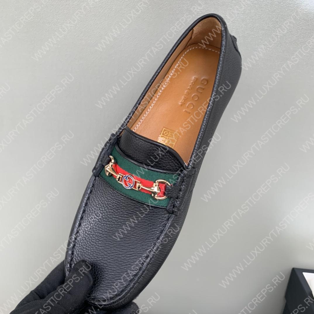 G*u*i men’s 1953 horsebit loafer black 307929