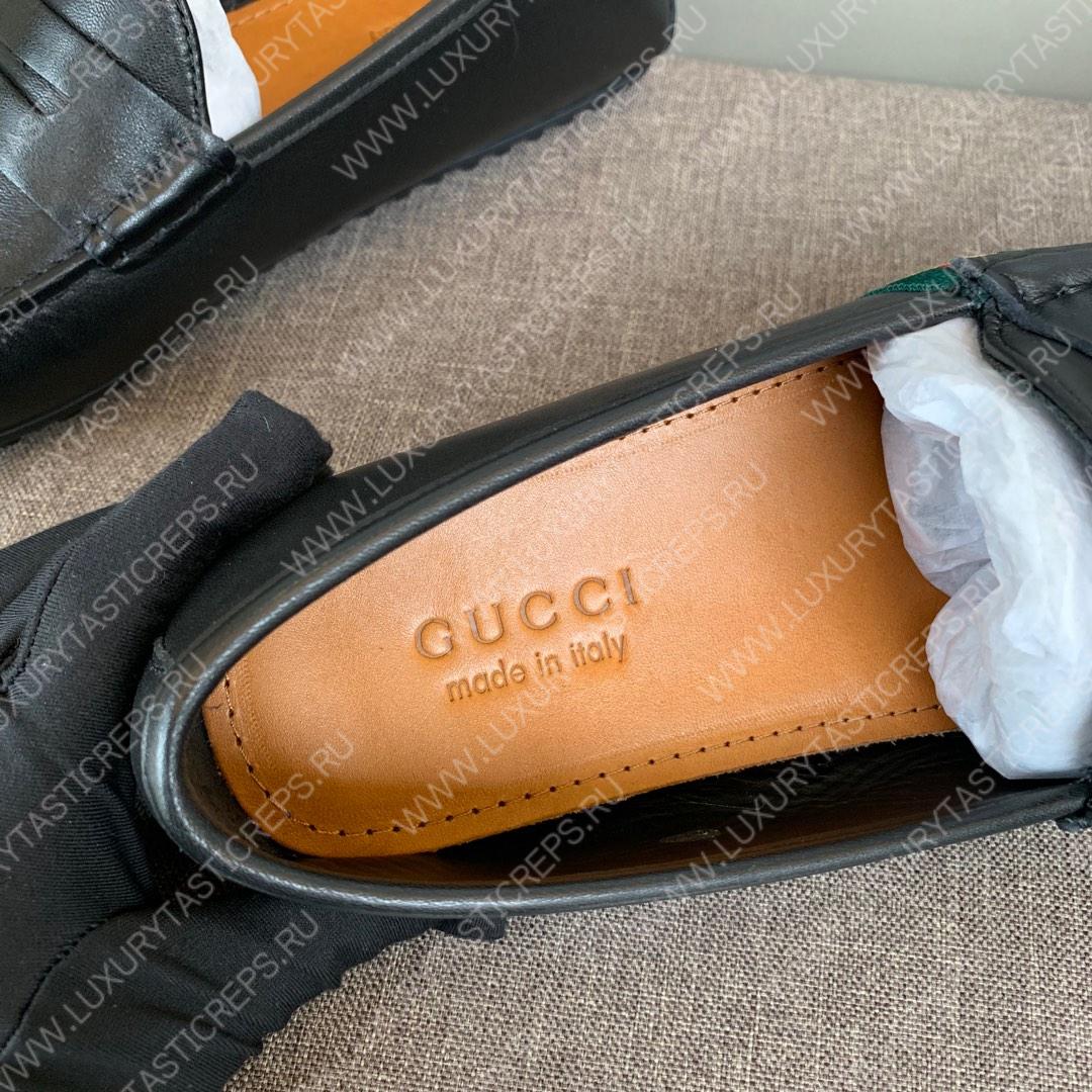 G*u*i men’s 1953 horsebit loafer black 307929