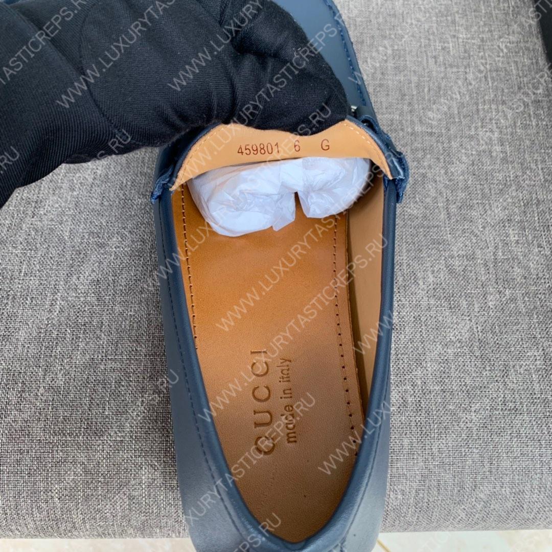 G*u*i men’s 1953 horsebit loafer dark grey 307929