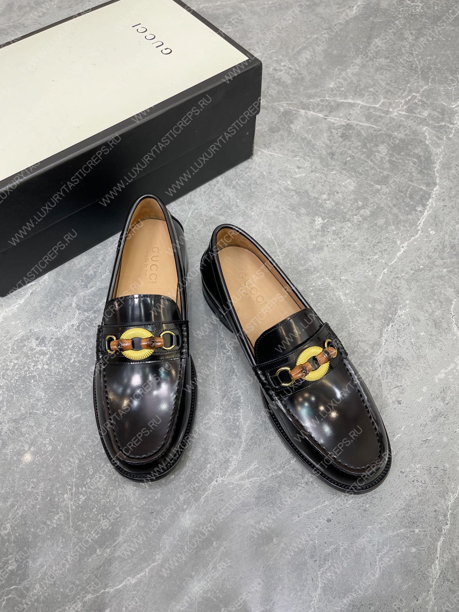 G*u*i loafers black 723176