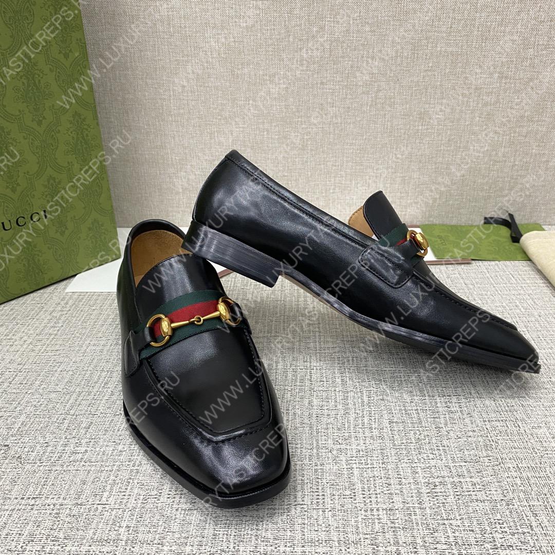 G*u*i loafer with horsebit black 655579 0g0p0 1060