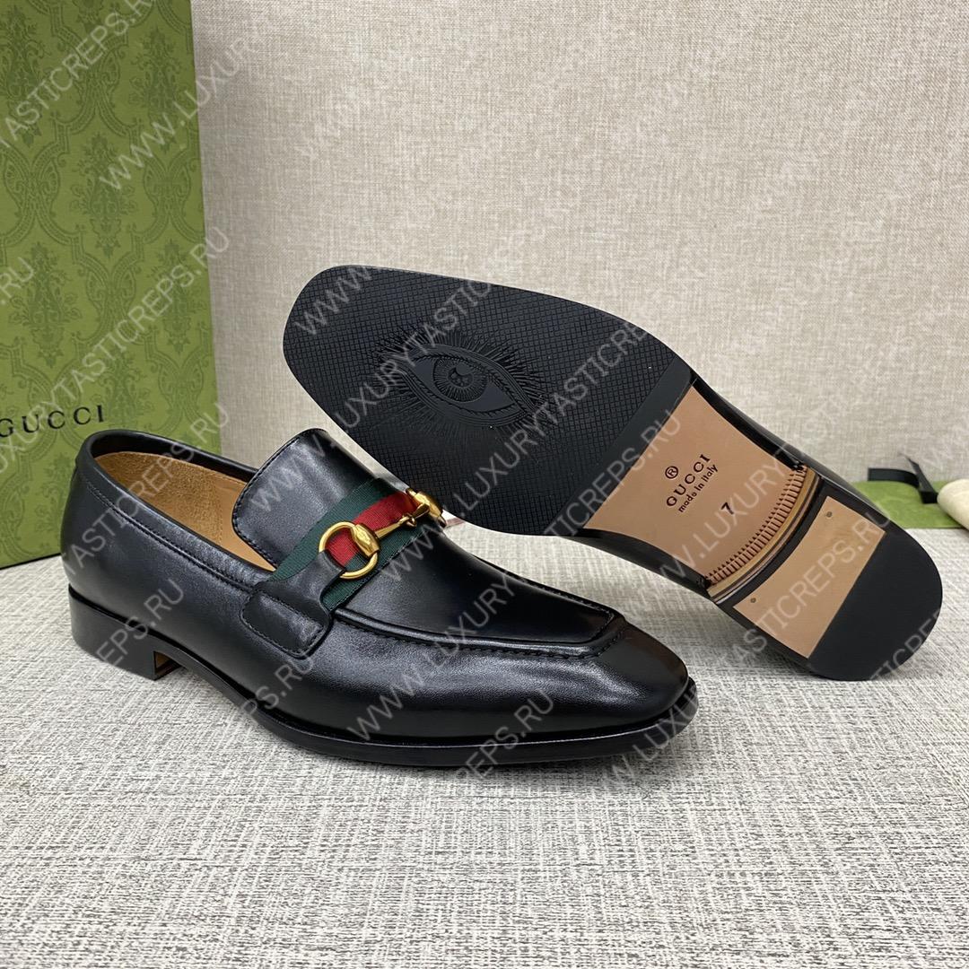 G*u*i loafer with horsebit black 655579 0g0p0 1060
