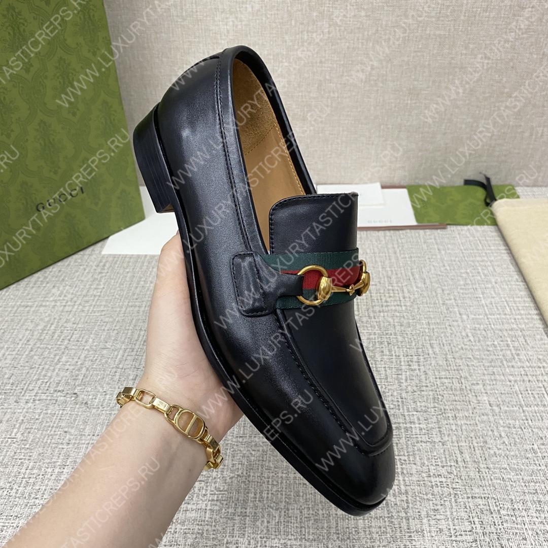 G*u*i loafer with horsebit black 655579 0g0p0 1060