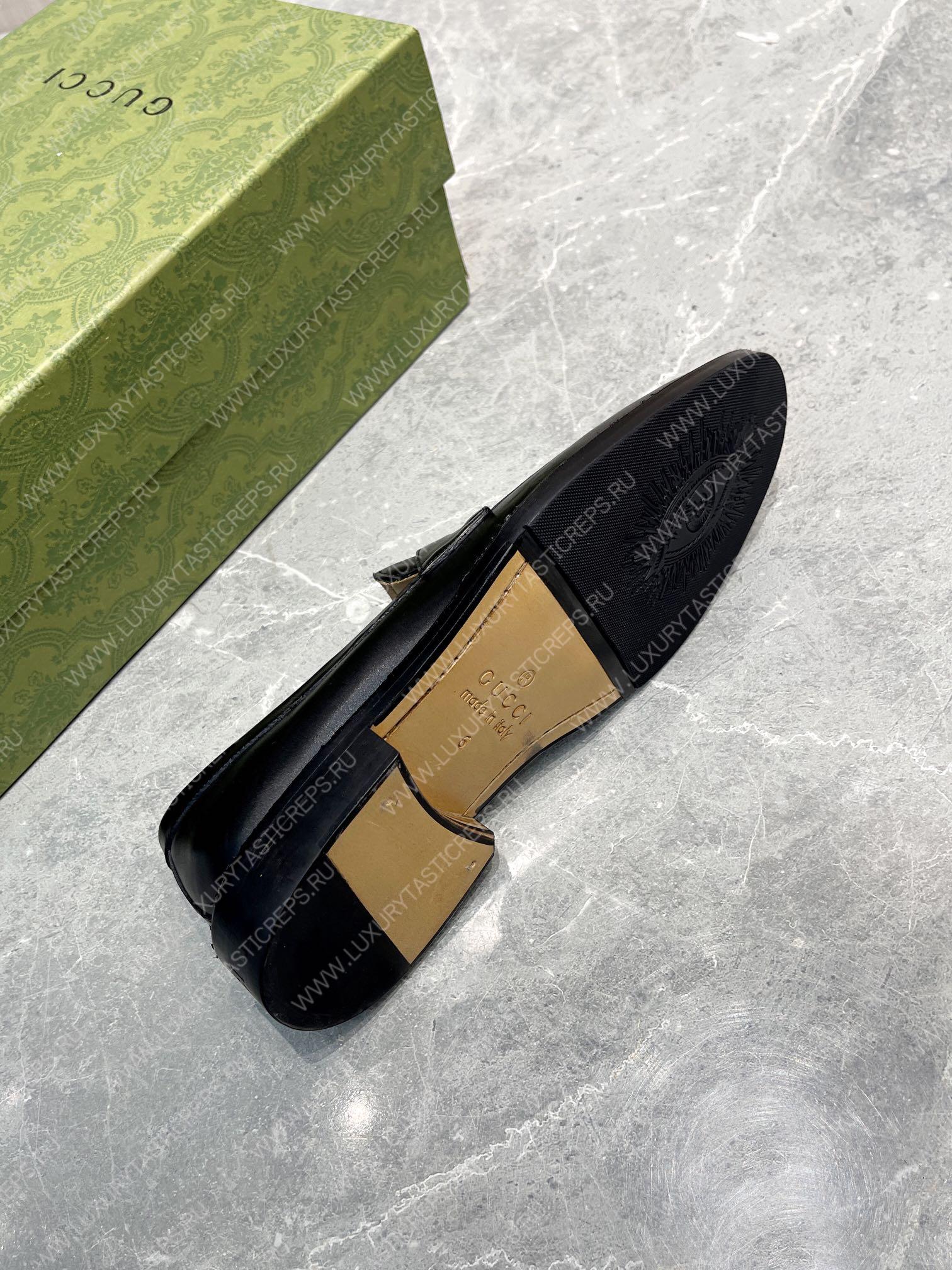 G*u*i men’s loafers black 712351