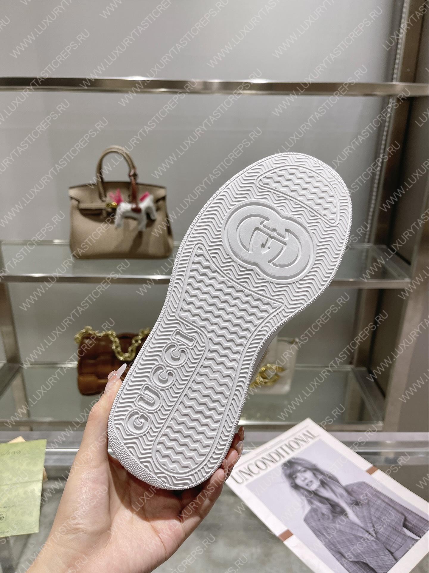 G*u*i loafer white 730227