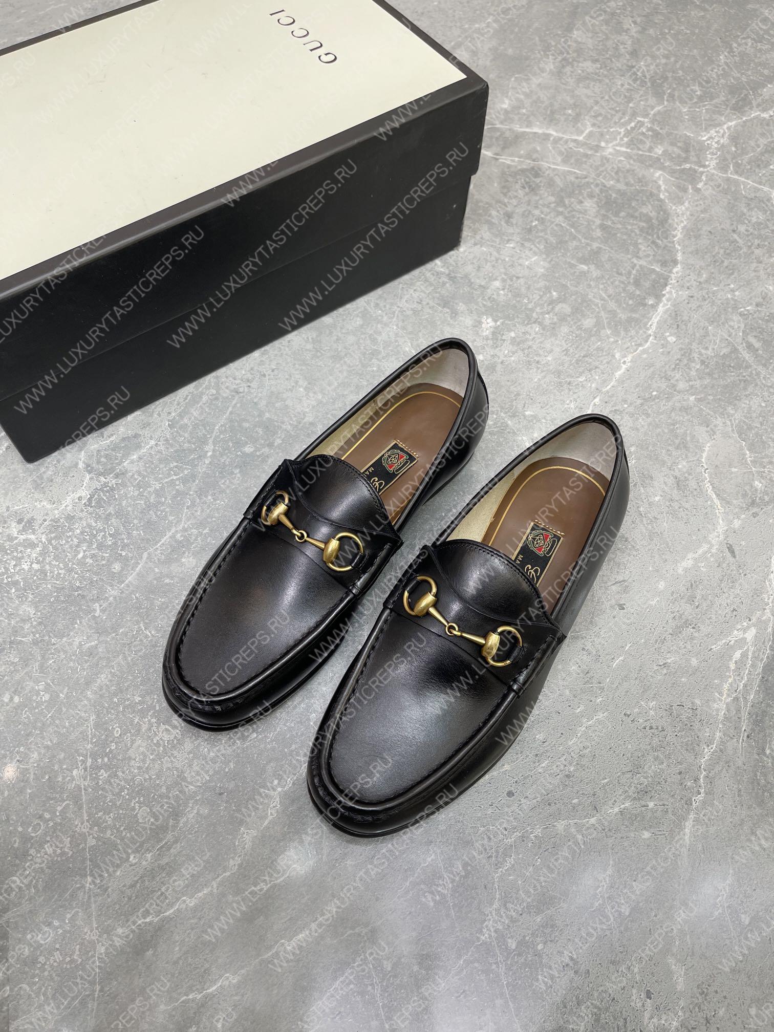 G*u*i 1953 horsebit loafer black 307929