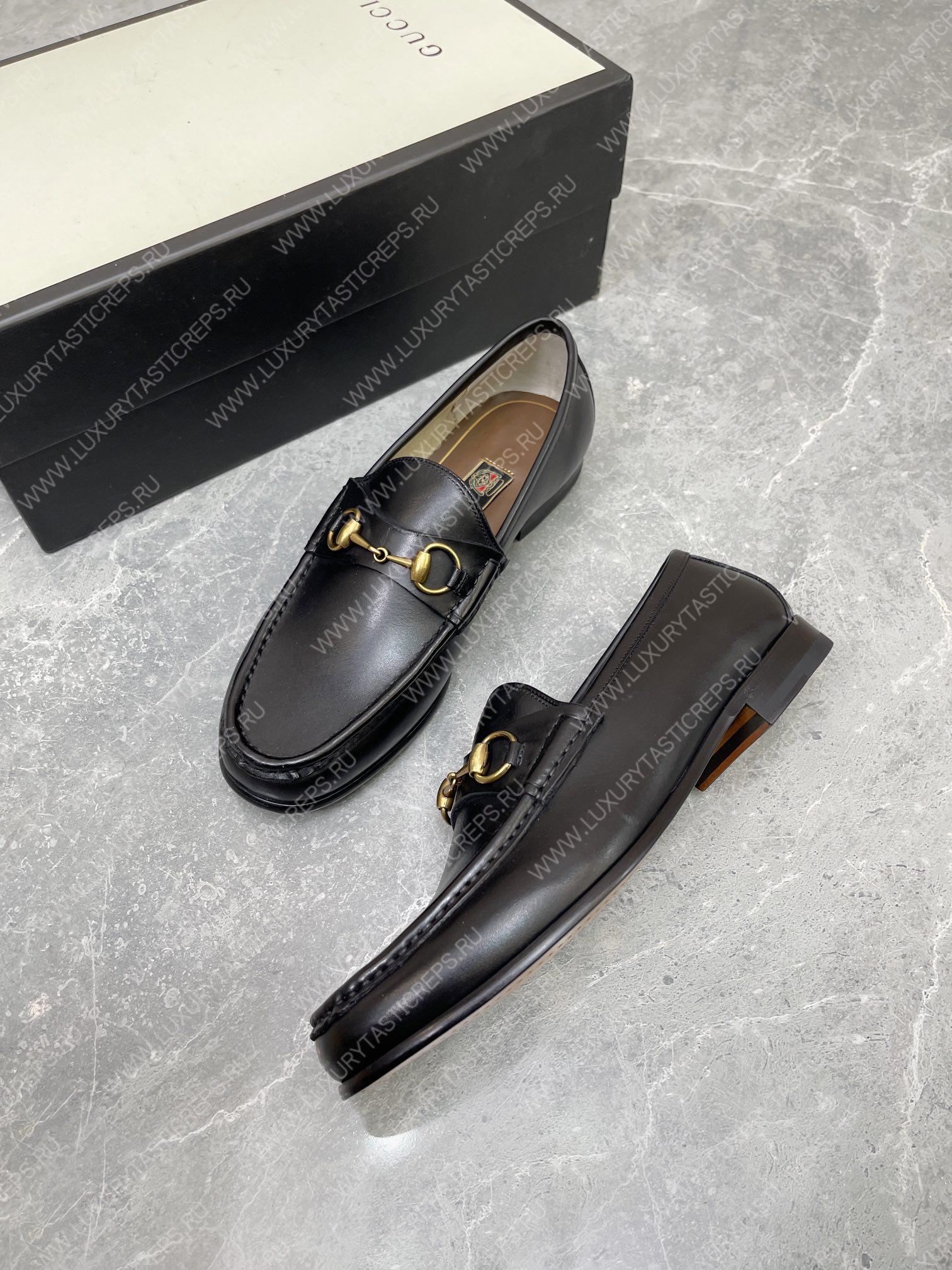 G*u*i 1953 horsebit loafer black 307929