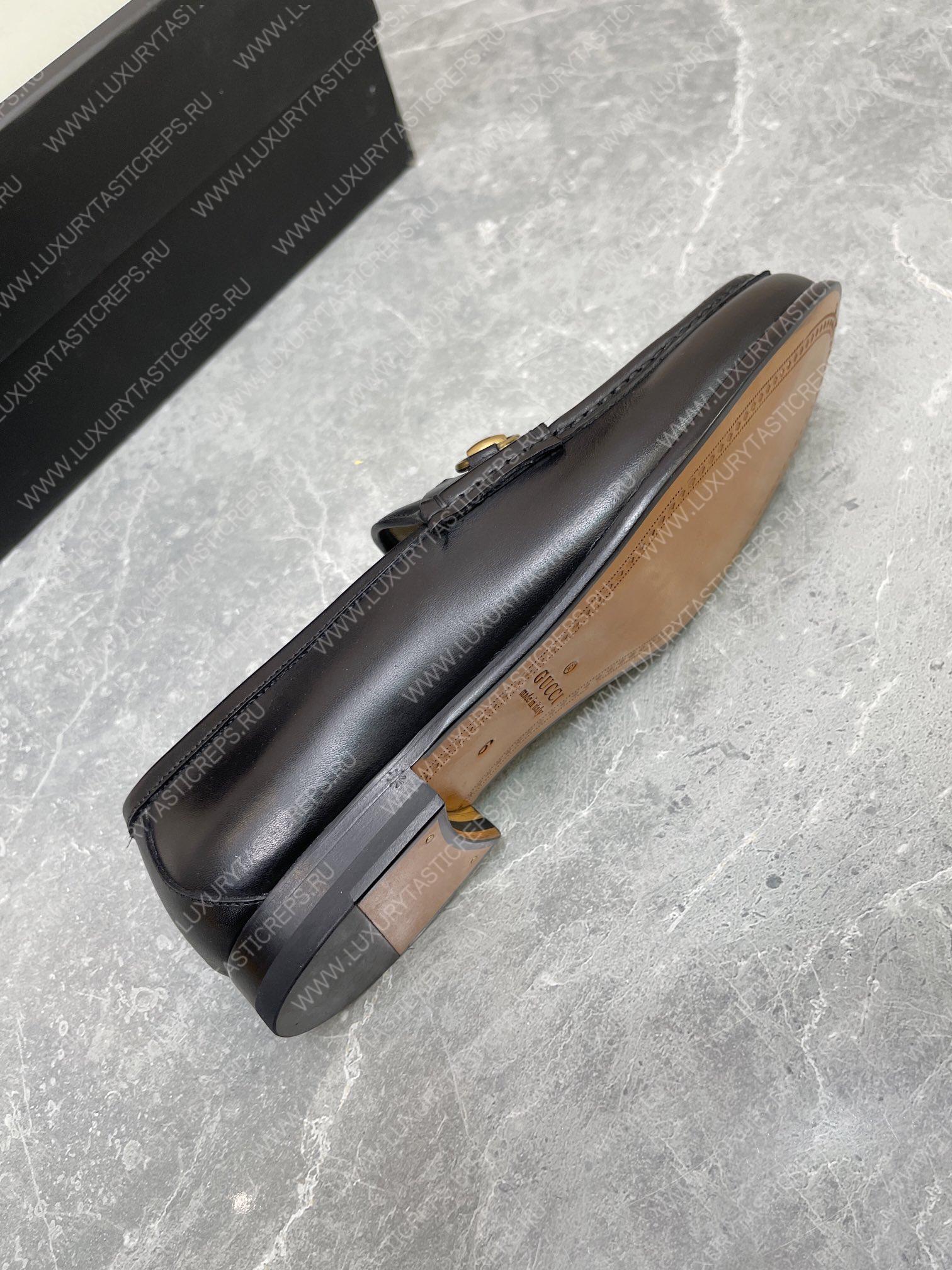 G*u*i 1953 horsebit loafer black 307929
