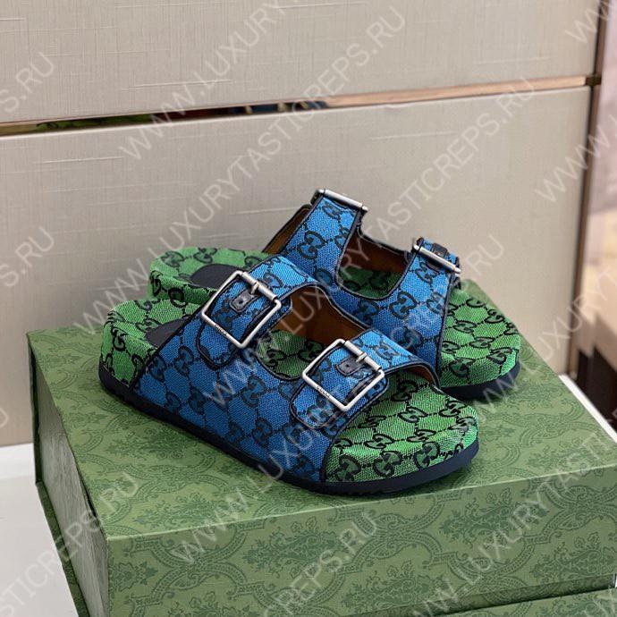 G*u*i sandals blue 658020