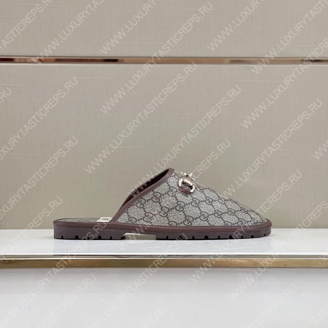 G*u*i horsebit slipper beige 749908