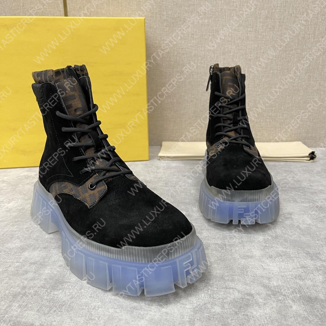 F**di ankle boots black 7u1458