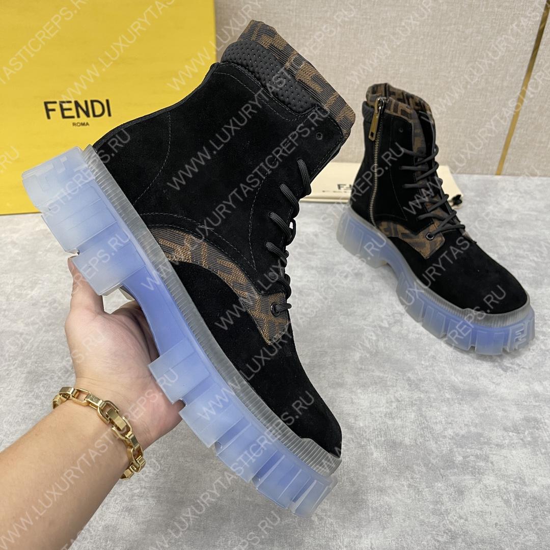 F**di ankle boots black 7u1458