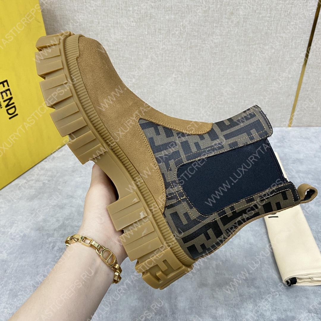 F**di chelsea boots light brown 7u1446ak