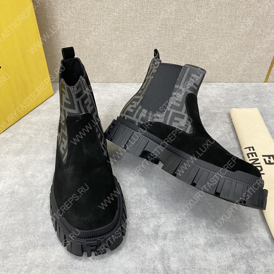 F**di chelsea boots black 7u1446ak