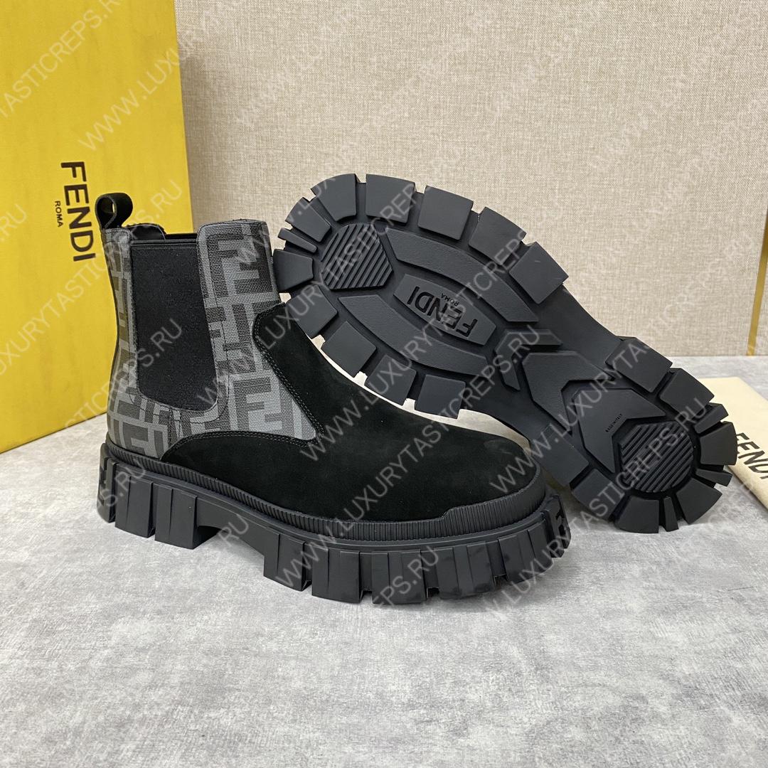 F**di chelsea boots black 7u1446ak