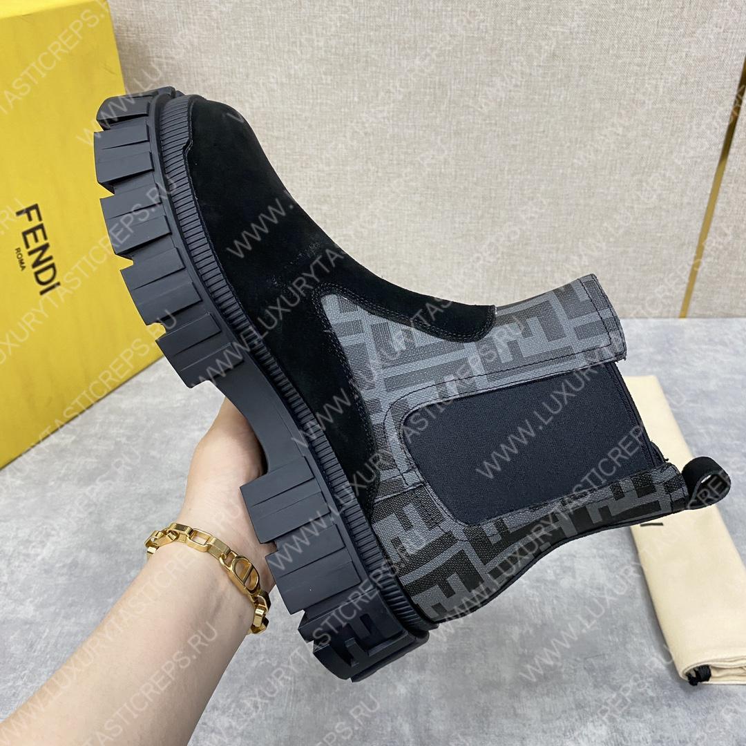F**di chelsea boots black 7u1446ak