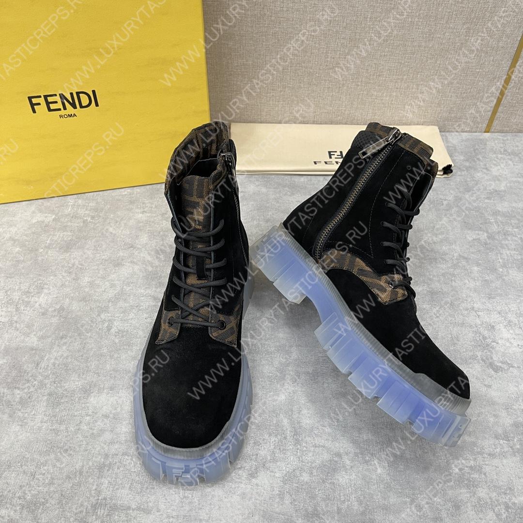 F**di ankle boots black 7u1458