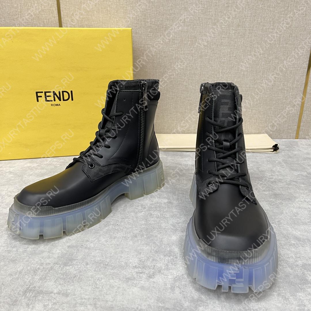 F**di ankle boots black 7u1458