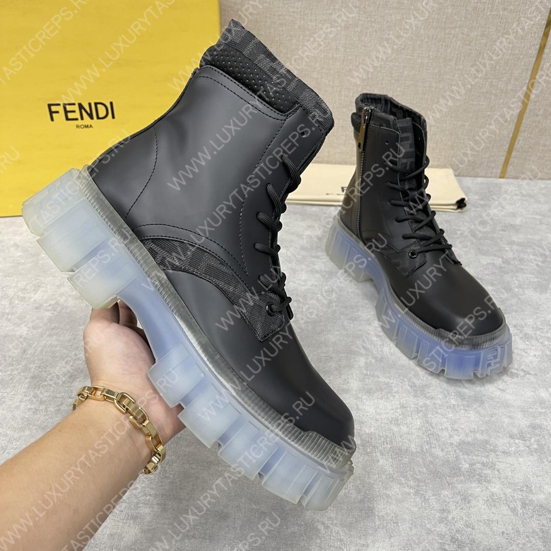 F**di ankle boots black 7u1458