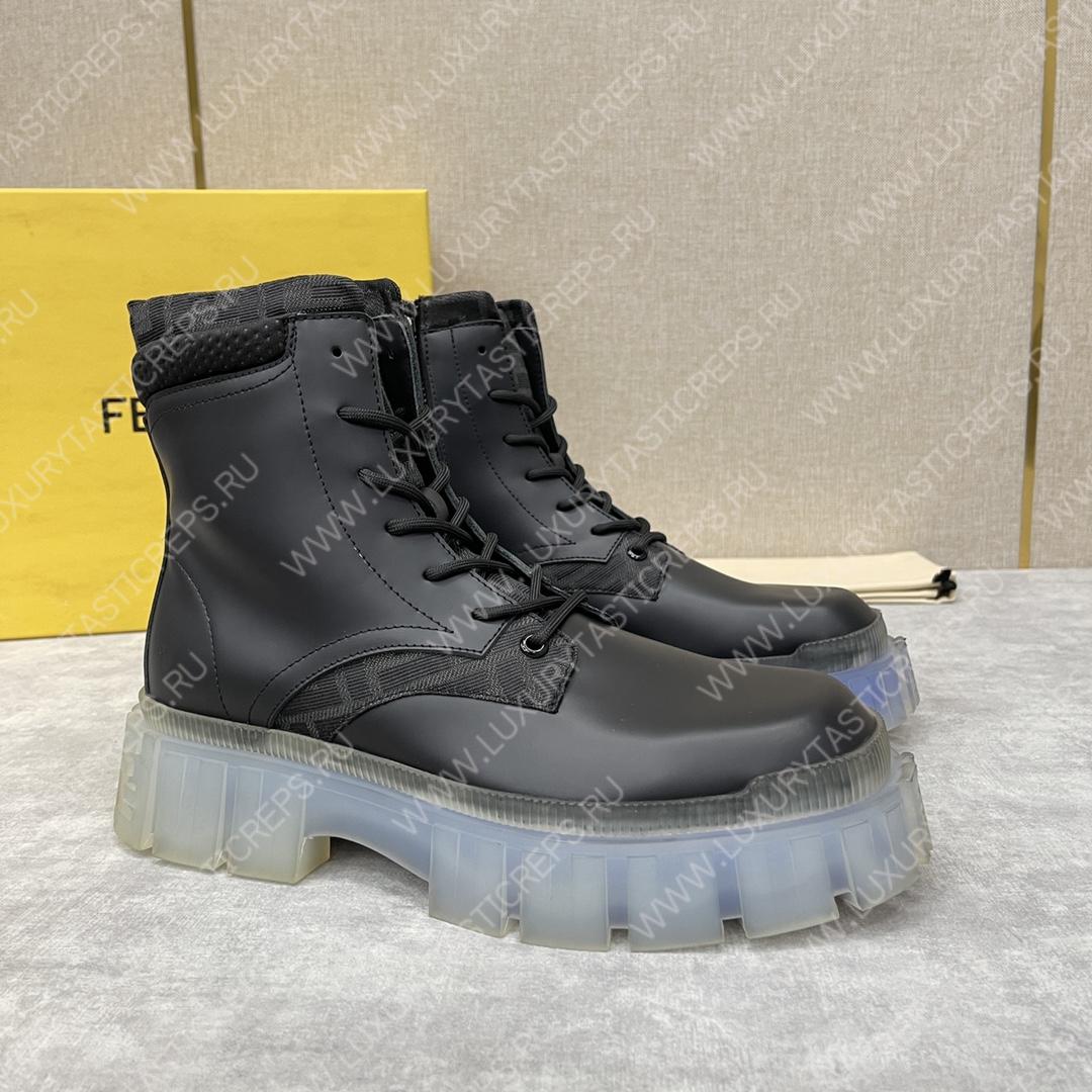 F**di ankle boots black 7u1458